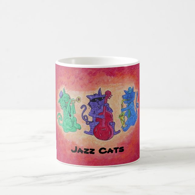 Tasse - chats de jazz (Centre)