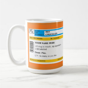Tasse chaude de prescription de Chooclate