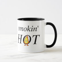tasse chaude de smokin