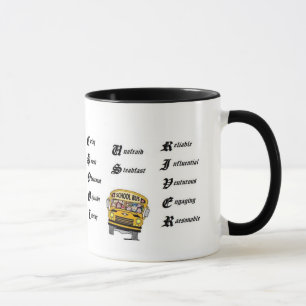 Tasse Chauffeur d'autobus scolaire