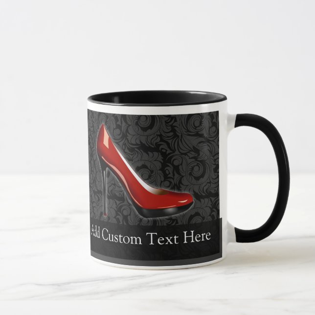 Tasse Chaussure rouge sassy (Droite)