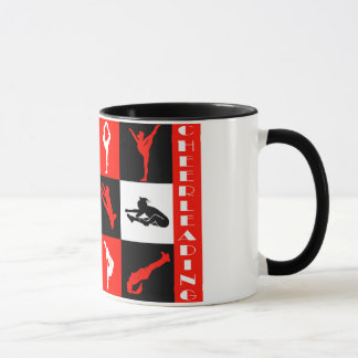 Tasse Cheerleading de bloc en rouge