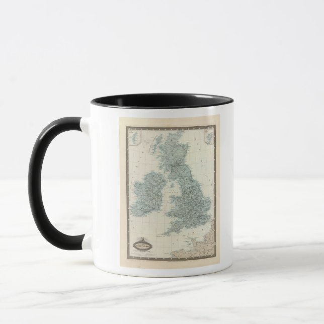 Tasse Chemin de fer et canal des îles britanniques (Gauche)