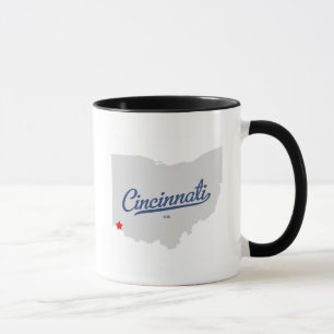 Tasse Chemise de Cincinnati Ohio OH
