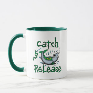 Tasse Chemises de pêche de capture et de déverrouillage