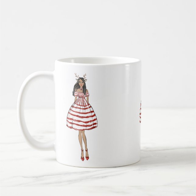 Tasse chérie de Noël de diva (Gauche)