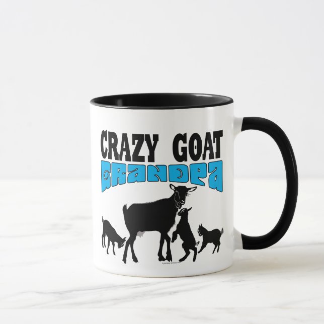 Tasse CHÈTES | Crazy Goat Grandpa GYG (Droite)
