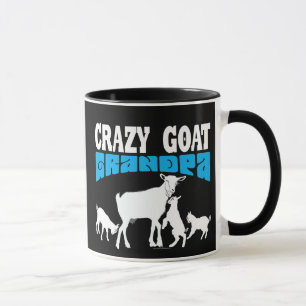 Tasse CHÈTES   Grand-père de chèvre fou White GYG