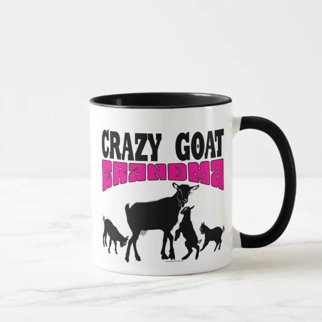 Tasse CHÈTES | Je suis la chèvre folle grand-mère GYG (Droite)