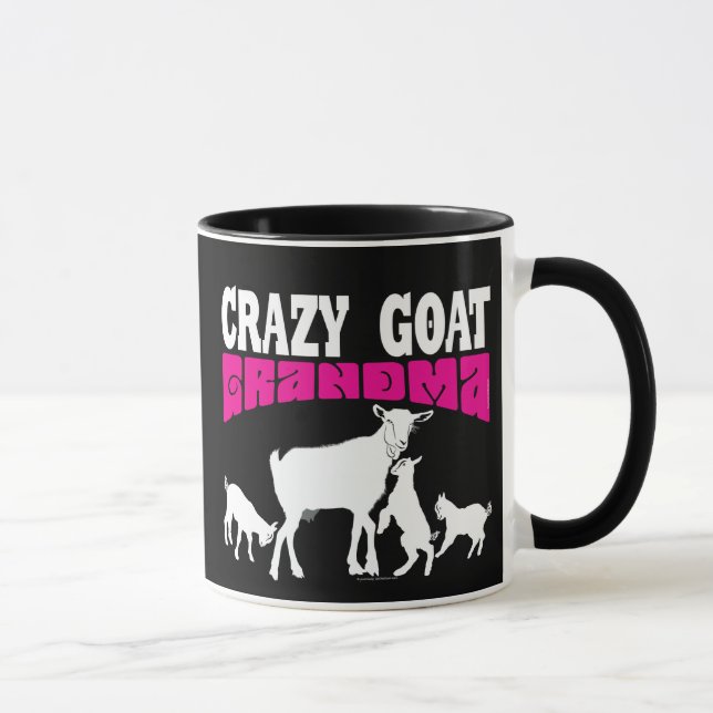Tasse CHÈTES | Je suis la chèvre folle grand-mère GYG (Droite)