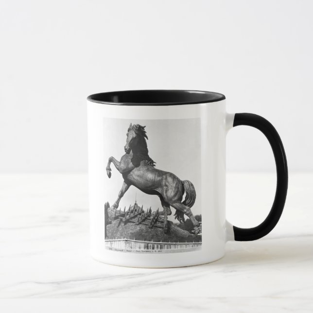 Tasse Cheval avec une herse (Droite)