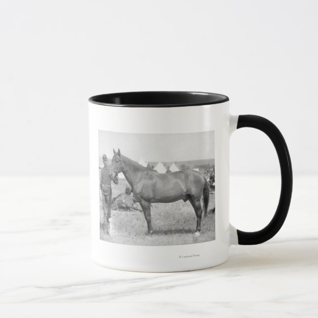 Tasse Cheval "Comanche" le seul Survivant du Custer (Droite)