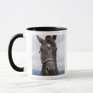 Tasse Cheval de brun foncé