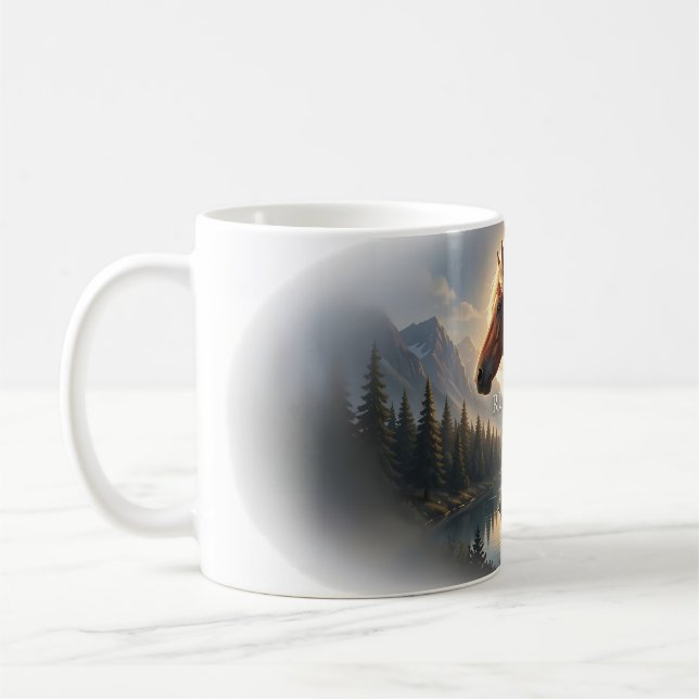 Tasse Cheval Esprit Libre Course (Gauche)