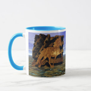 Tasse Cheval islandais en pierre