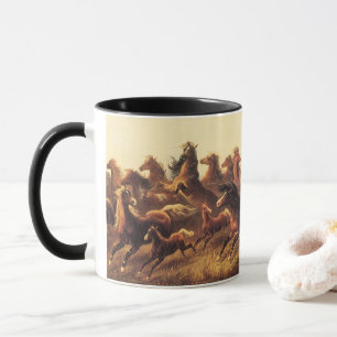 Tasse Chevaux sauvages de course par James Walker