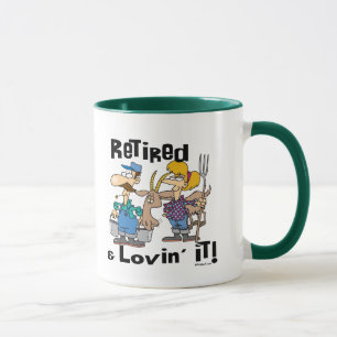 Tasse Chèvre et famille retraitée