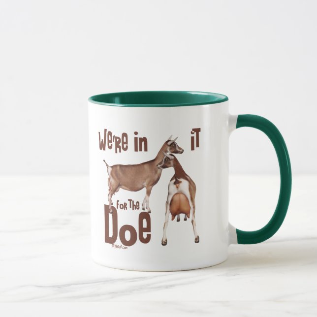 Tasse Chèvres dedans pour Doe Dairy Chèvres Cadeaux (Droite)