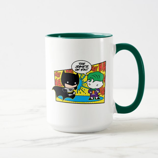 Tasse Chibi Joker Pranking Chibi Batman (Droite)