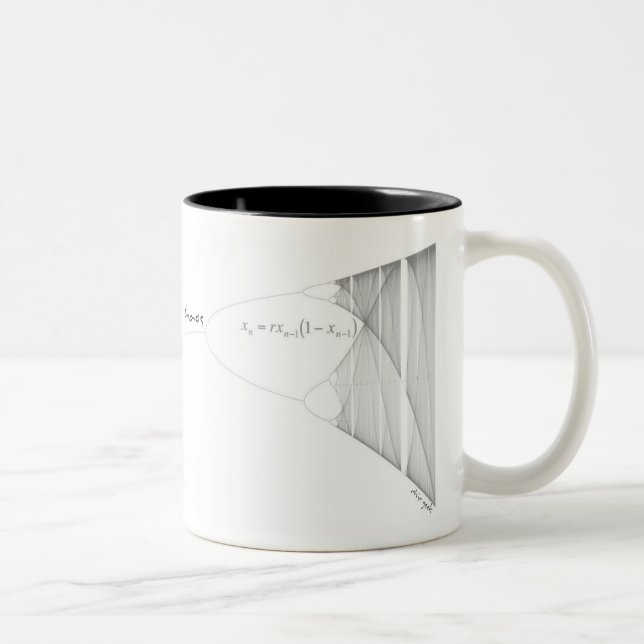 tasse chic de chaos de geek (Droit)