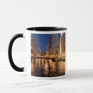 Tasse Chicago, Illinois, vue panoramique et rivière Chic