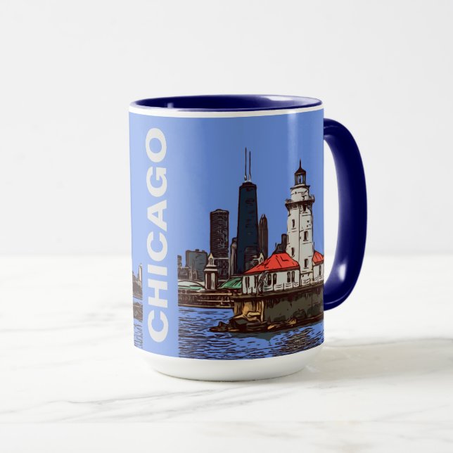 TASSE CHICAGO LIGHTHOUSE (Devant droit)