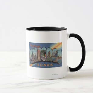 Tasse Chicago, l'Illinois - grandes scènes de lettre