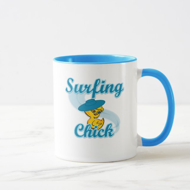 Tasse Chick de surf #3 (Droite)