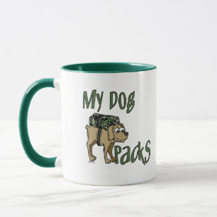 Tasse Chien de camp