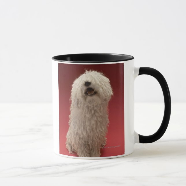 Tasse Chien mignon de Komondor (Droite)