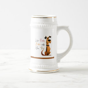Tasse Chien Mignon - La Vie est Plus Belle avec to