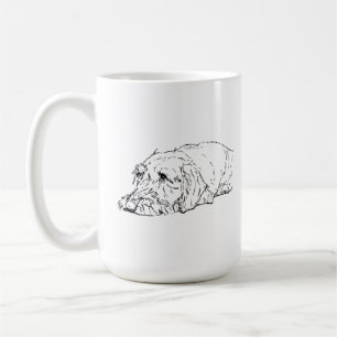 Tasse Chien Teckel à Poil Dur - Céramique Café