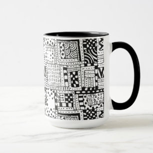 Tasse Chiffres inspirés d'abrégé sur Indien