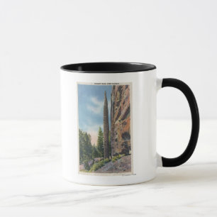 Tasse Chimney Rock sur Cody Highway, Montana View