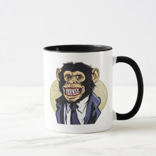 Tasse Chimpanzé avec le costume par des studios de Mudge