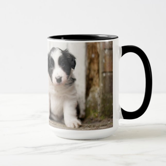 Tasse Chiot de border collie (Droite)