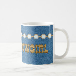 TASSE chique de denim de cow-girl