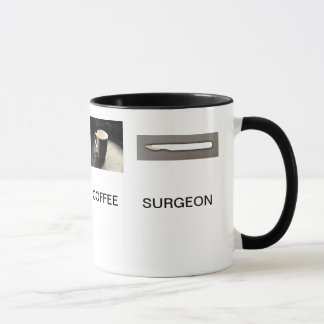 TASSE CHIRURGIEN DE CAFÉ DE NEZ D'OREILLE