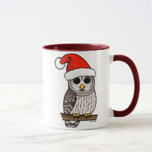 Tasse Chouette barrée de Noël Père Noël