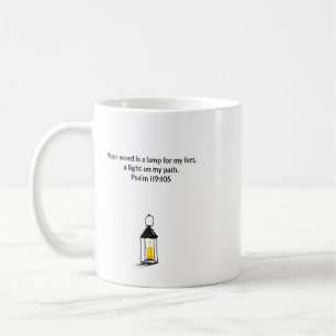 Tasse chrétienne Psaume 119:105   Café Inspirant