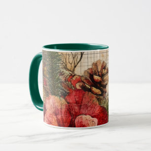 Tasse Christmas Collage Junk Journal Var06 Mug