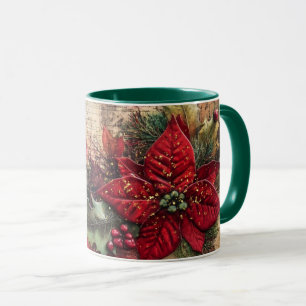 Tasse Christmas Collage Junk Journal Var15 Mug