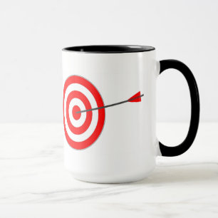 Tasse Cible avec flèche