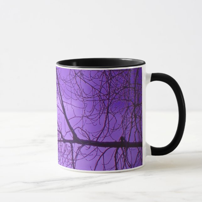 Tasse Ciel pourpre de Corbeau noir (Droite)