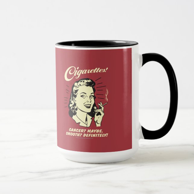 Tasse Cigarettes : Le Cancer Peut-Être Def Doux. (Droite)