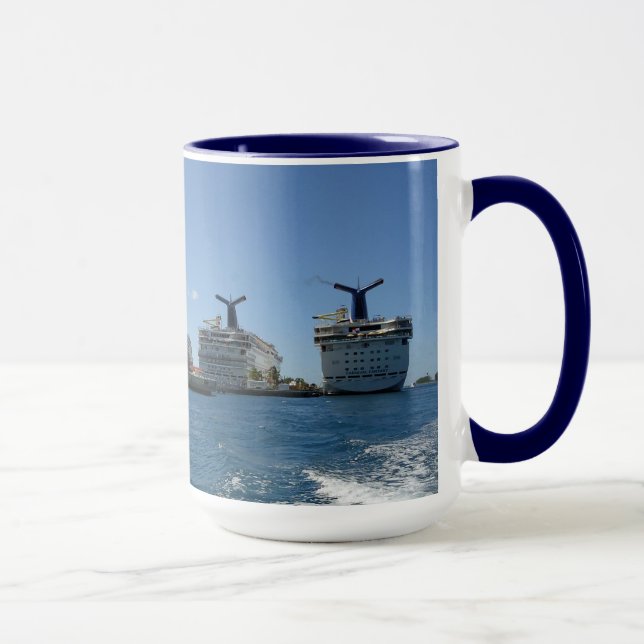 Tasse Cinq navires de croisière (Droite)
