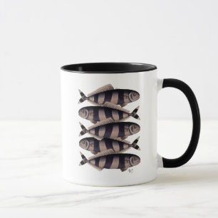 Tasse Cinq poissons rayés