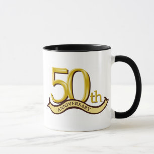 Tasse Cinquantième cadeau personnalisé d'anniversaire