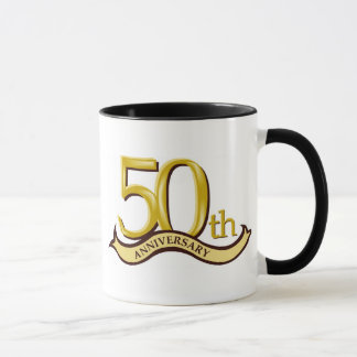 Tasse Cinquantième cadeau personnalisé d'anniversaire