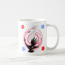 Tasse Circling Swan Love Romantic Fantasy Art 11 o